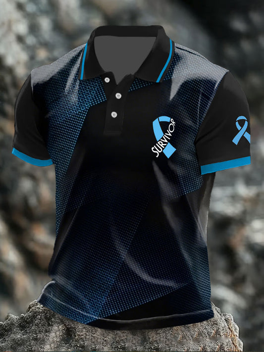 Sobrevivente de câncer de próstata masculino