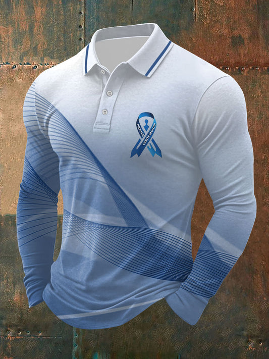 Consciência do câncer de próstata masculino imprimir Top Casual