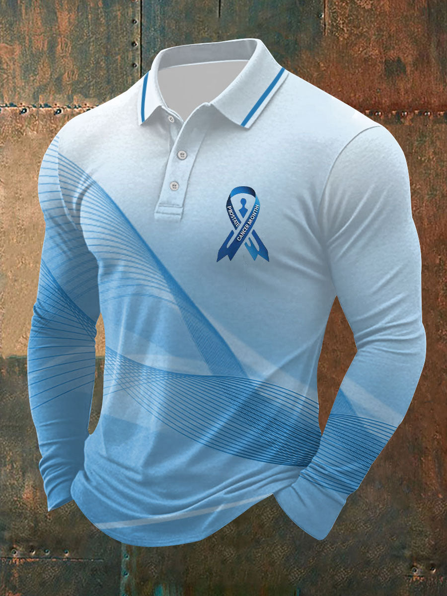 Consciência do câncer de próstata masculino imprimir Top Casual