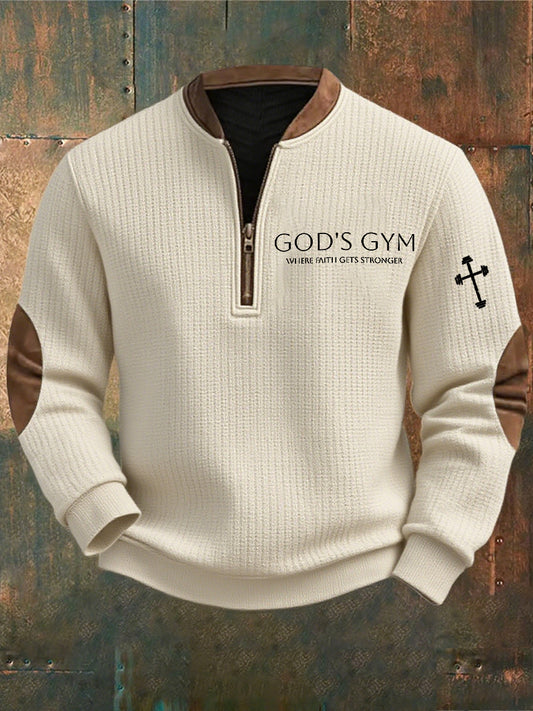 Moletom Casual Art Faith Vintage masculino