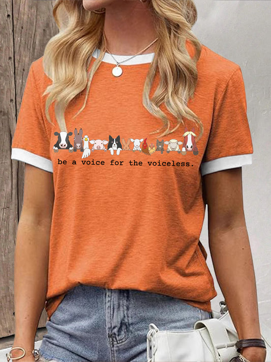 Amantes de animais feminino t-shirt