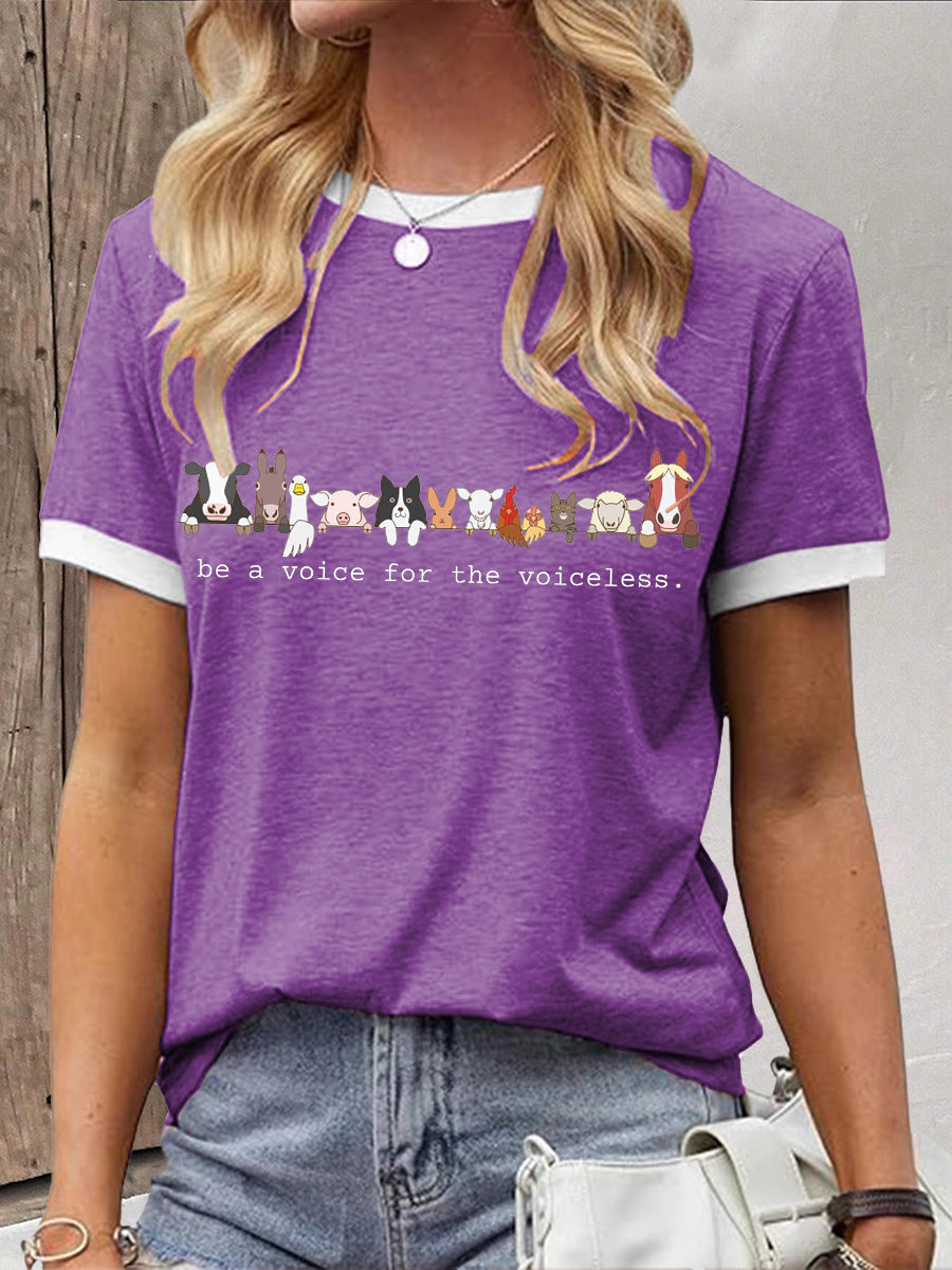 Amantes de animais feminino t-shirt
