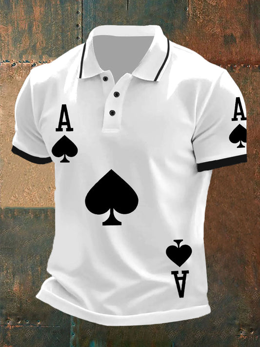 Texas Hold'em dos homens ás de espadas tops