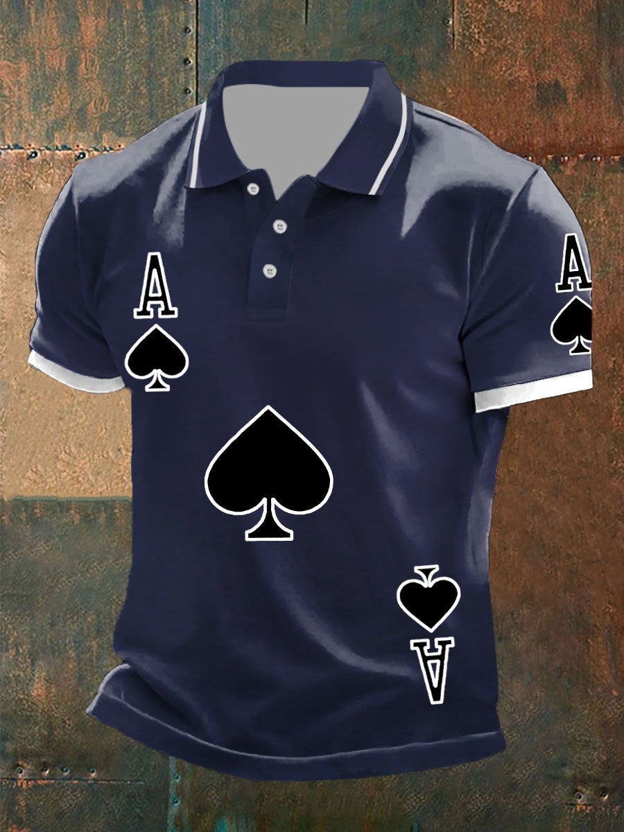 Texas Hold'em dos homens ás de espadas tops