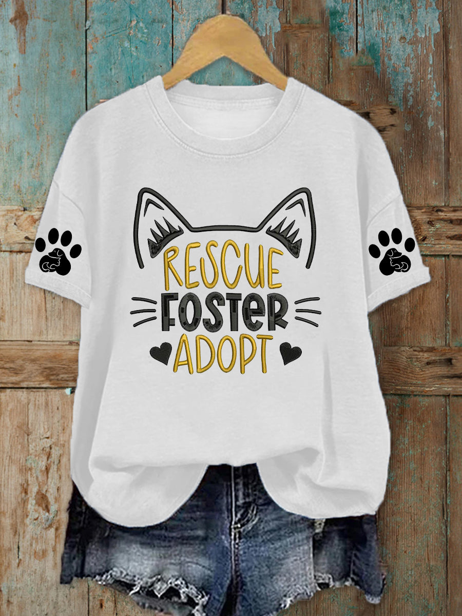 T-shirt de mulher protegida animal