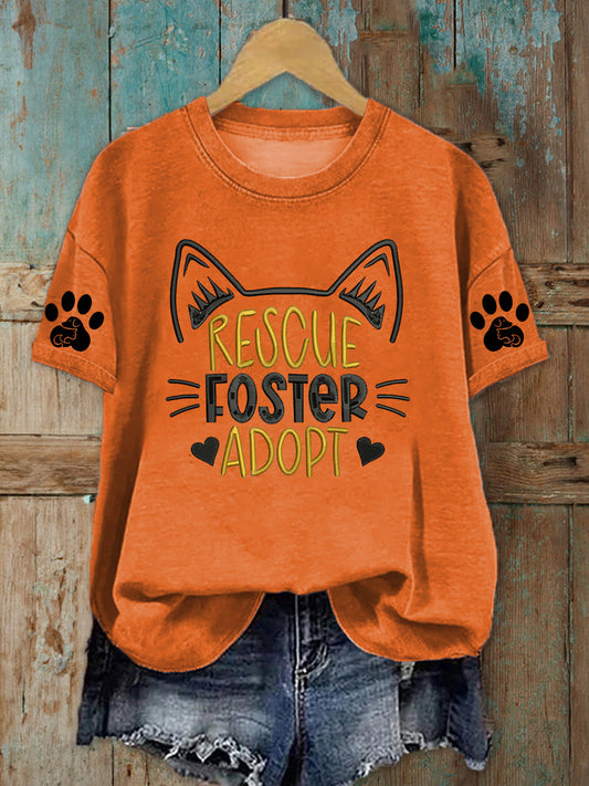 T-shirt de mulher protegida animal
