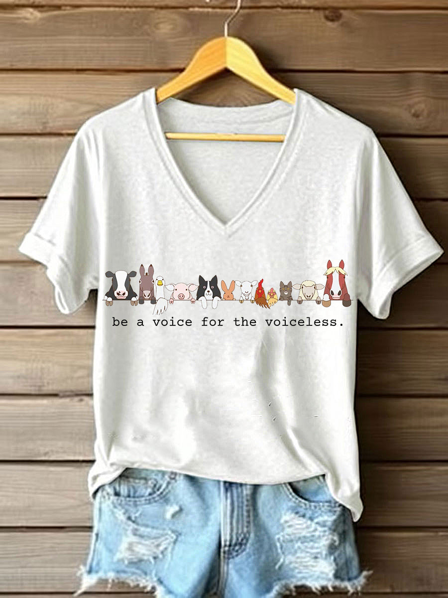 T-shirt feminina Animal Friendly