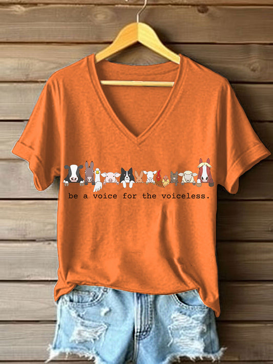 T-shirt feminina Animal Friendly
