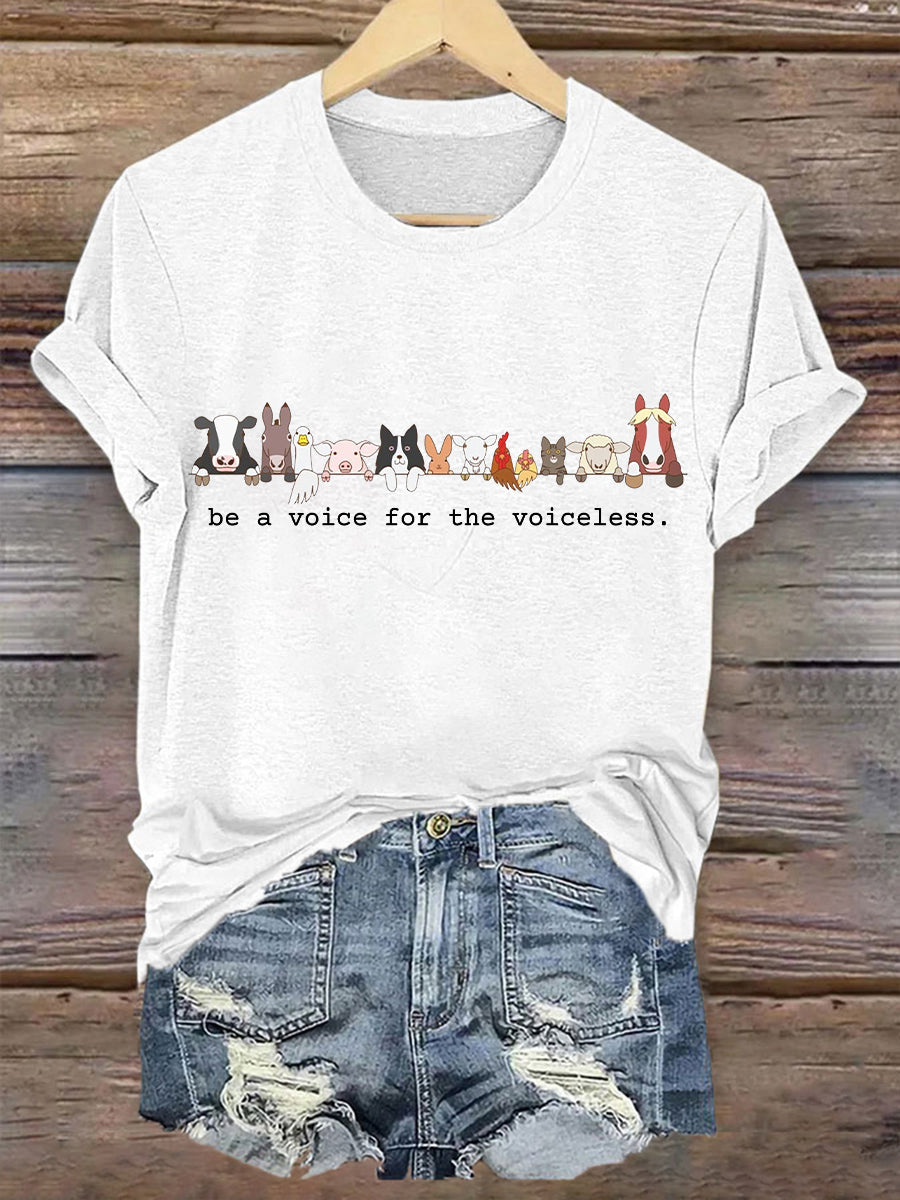 Amantes de animais feminino t-shirt