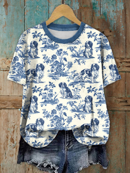Camisetas femininas de Charlie the Cavalier King Charles Spaniel