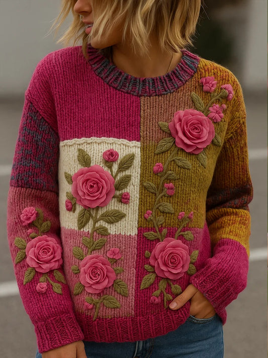 Moletom impressão Floral arte vintage do mulheres