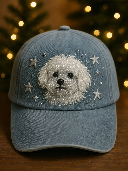 Cão unisex arte impressão chapéu