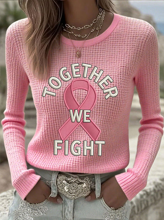 Women's Together We Fight Camisetas de manga comprida