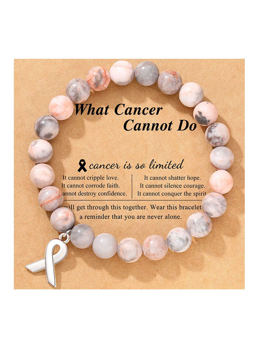Pulseira rosa câncer de mama feminino