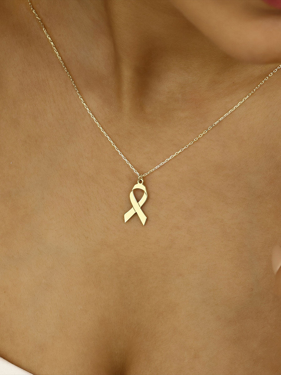 Colar feminino de câncer de mama