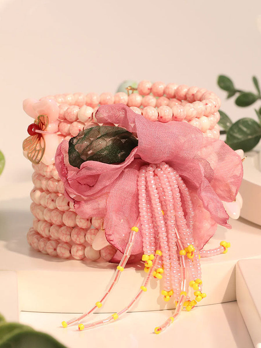 Pulseiras rosa câncer de mama feminino