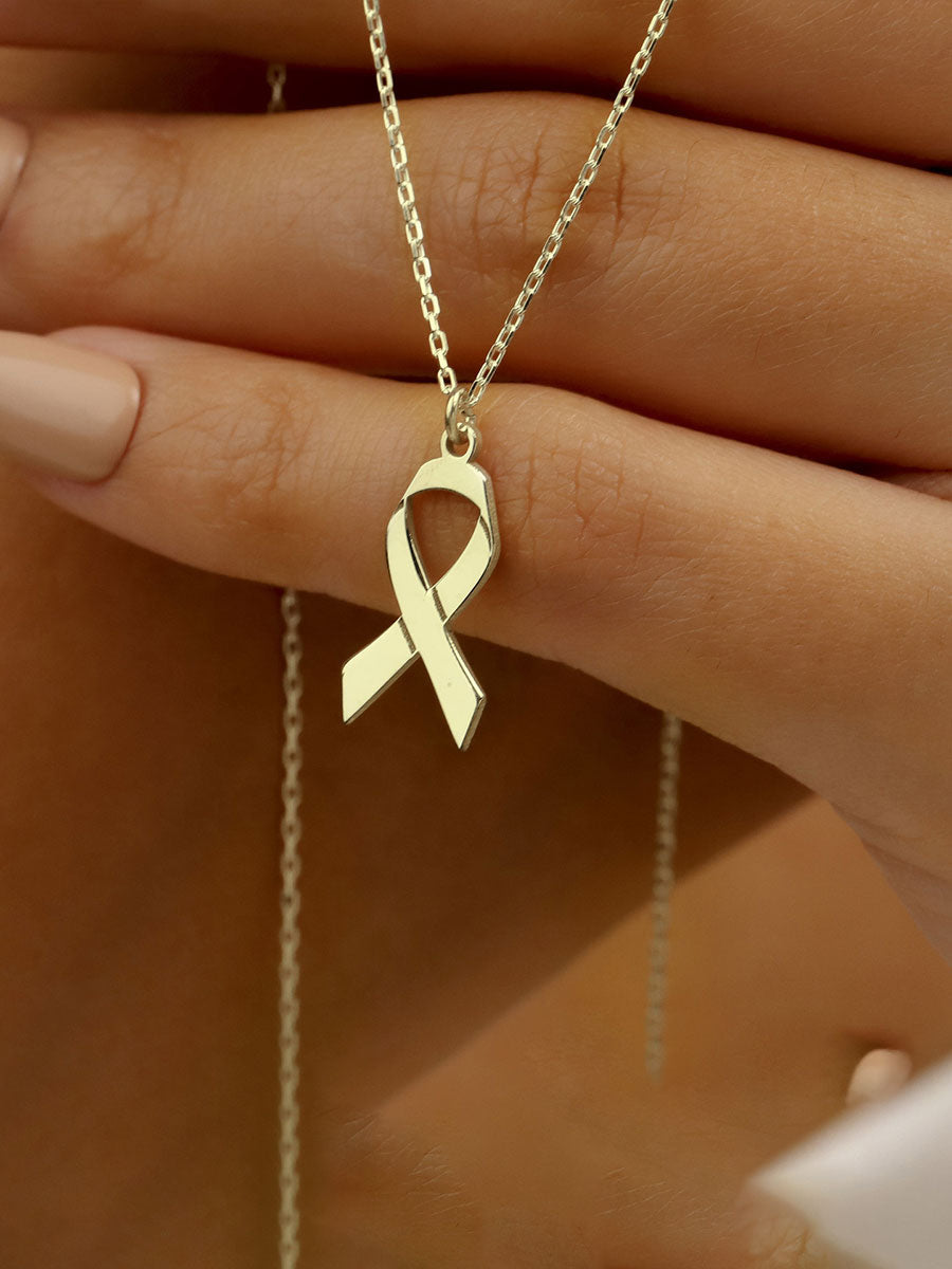 Colar feminino de câncer de mama
