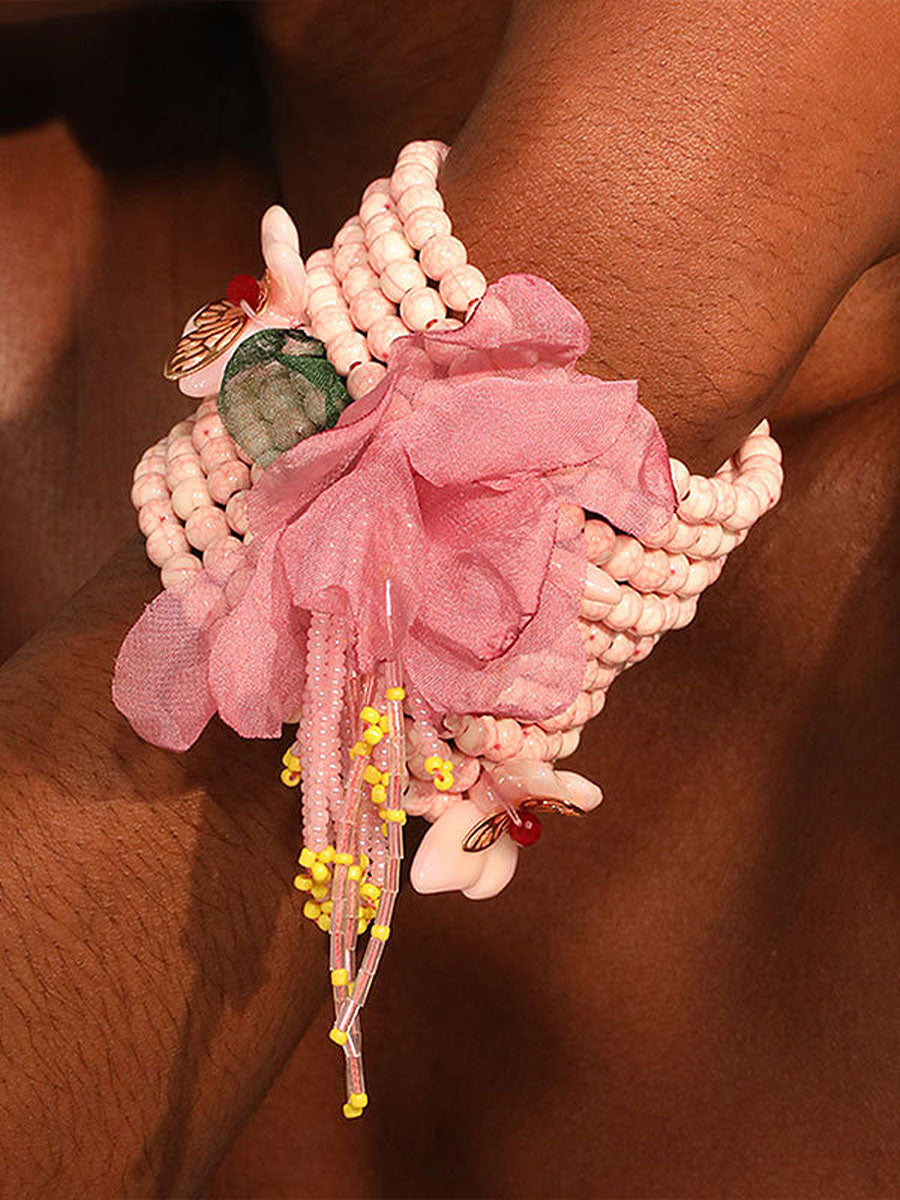 Pulseiras rosa câncer de mama feminino