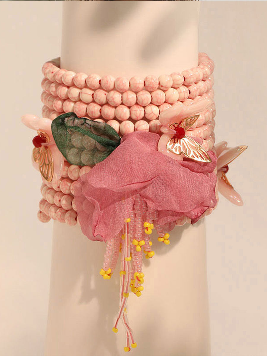 Pulseiras rosa câncer de mama feminino