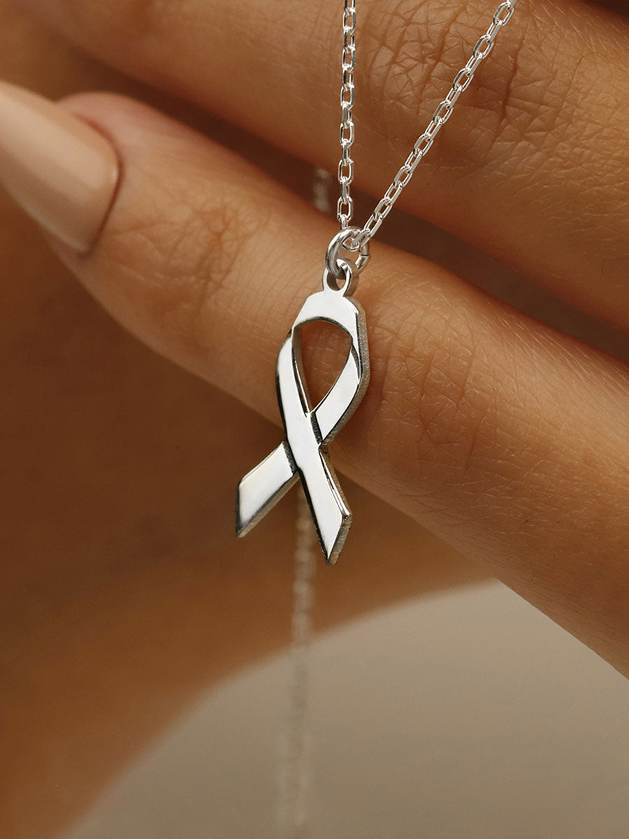 Colar feminino de câncer de mama