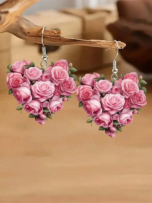 Câncer de mama feminino rosa brincos