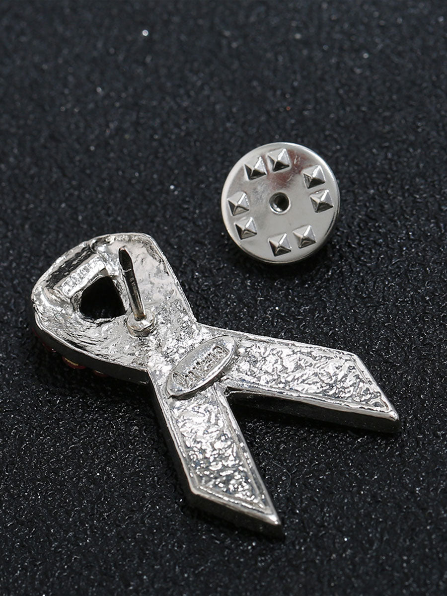 Broche rosa câncer de mama feminino