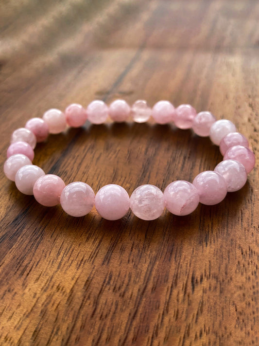 Consciência Câncer Mama Inspirado Pink Bead Pulseira