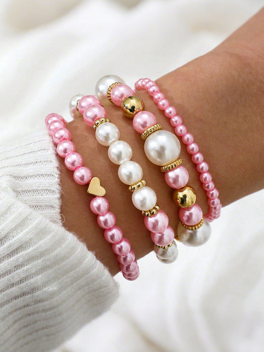 Pulseira fita rosa câncer de mama feminino