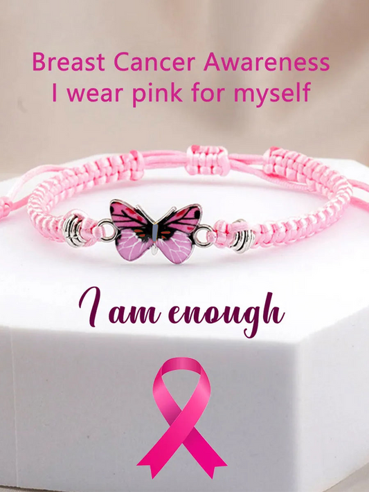 Pulseira feminina de câncer de mama
