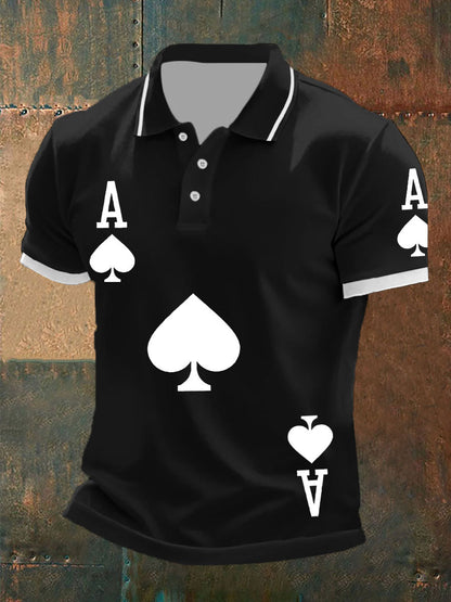Texas Hold'em dos homens ás de espadas tops