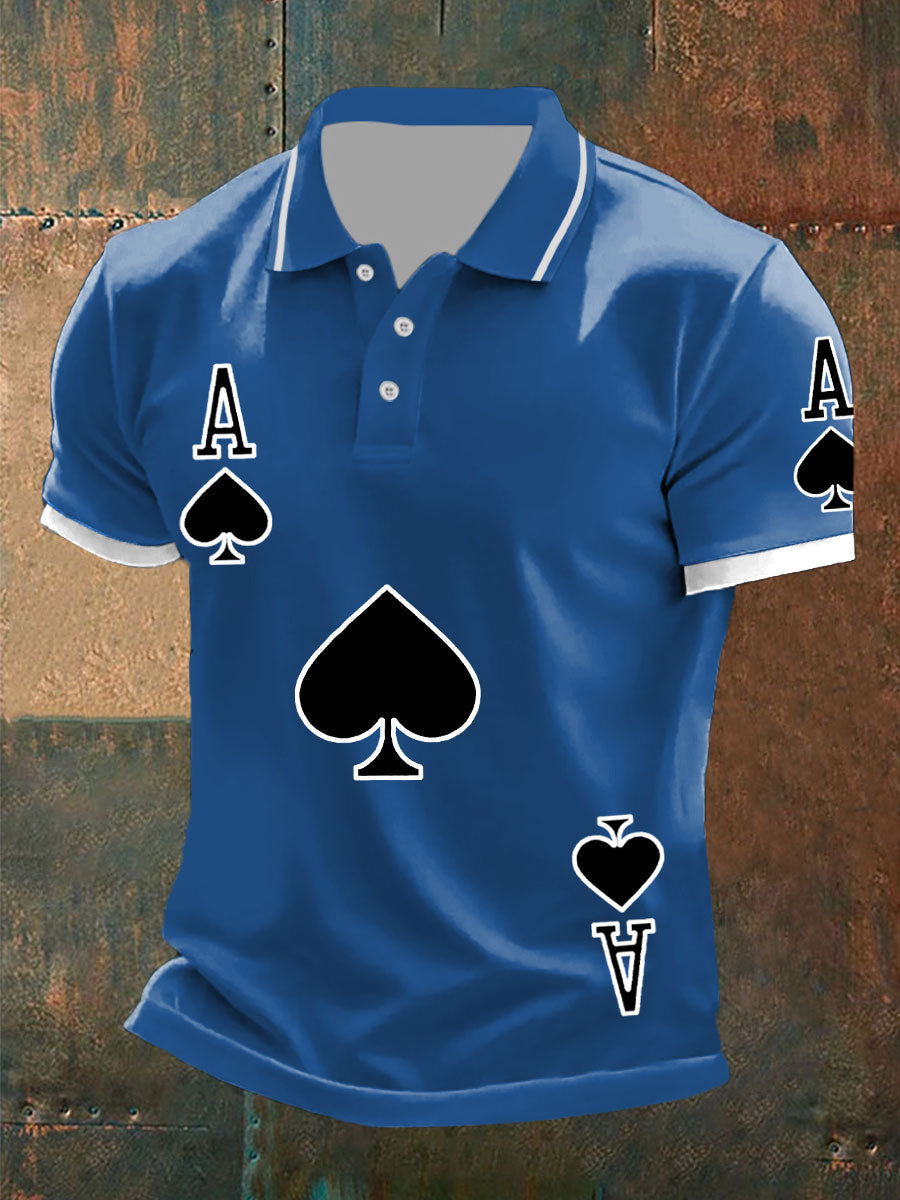 Texas Hold'em dos homens ás de espadas tops