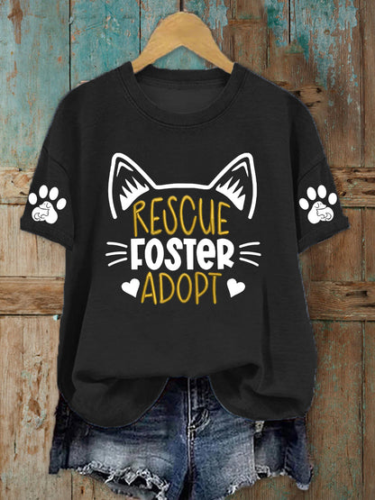 T-shirt de mulher protegida animal