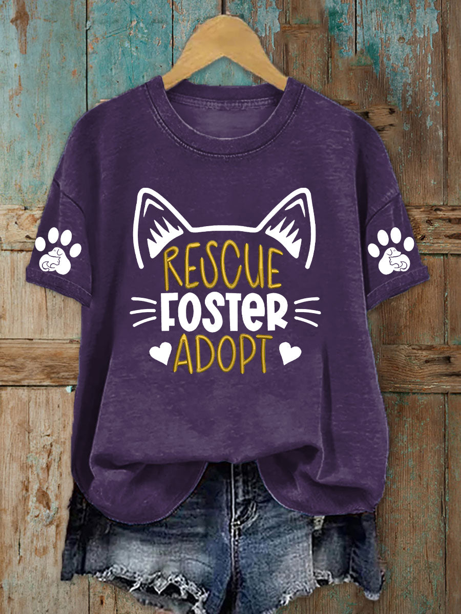 T-shirt de mulher protegida animal