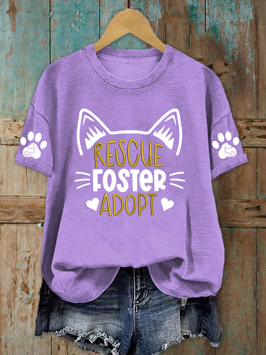 T-shirt de mulher protegida animal