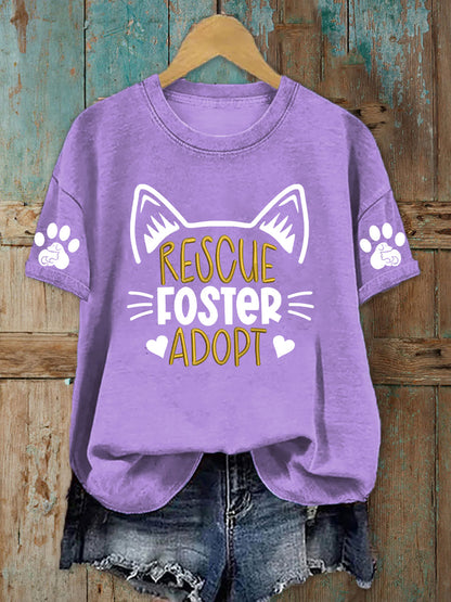 T-shirt de mulher protegida animal