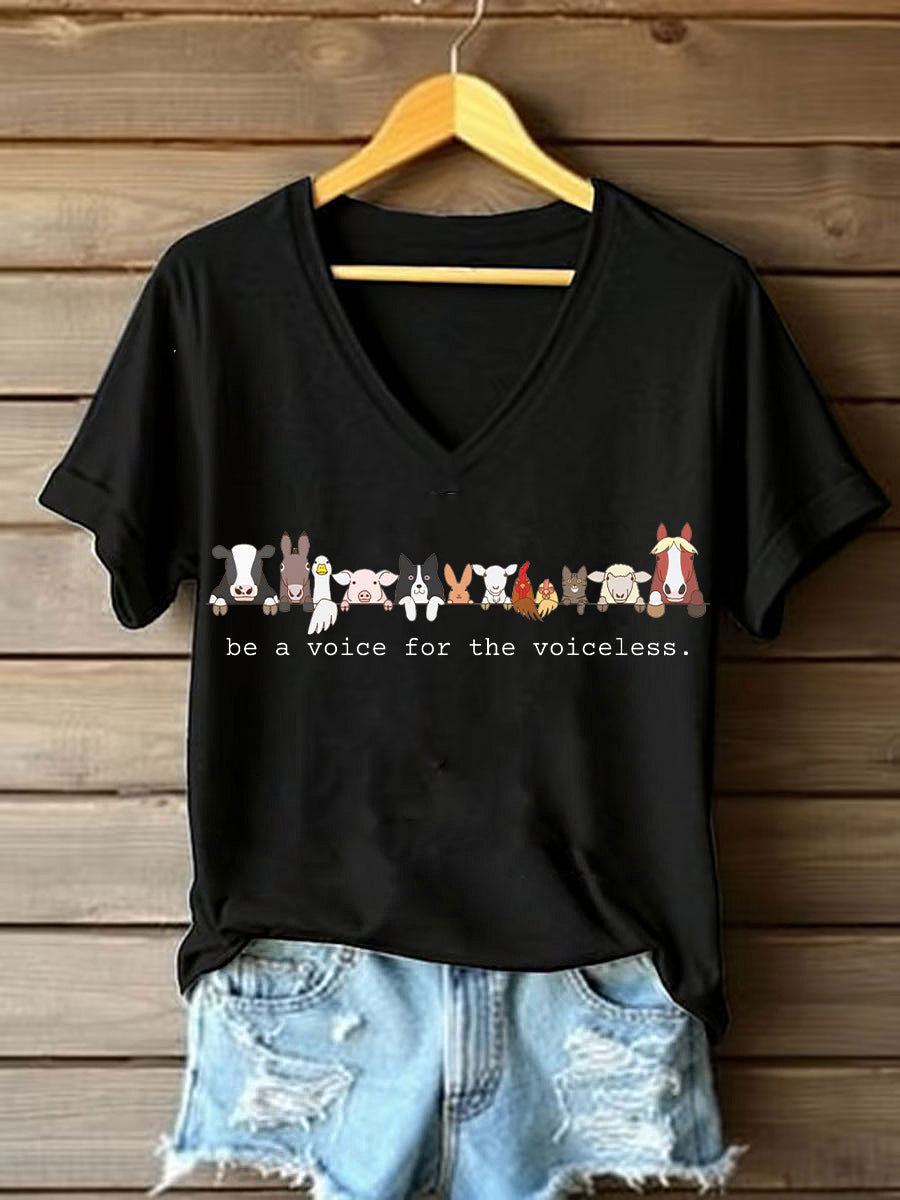 T-shirt feminina Animal Friendly