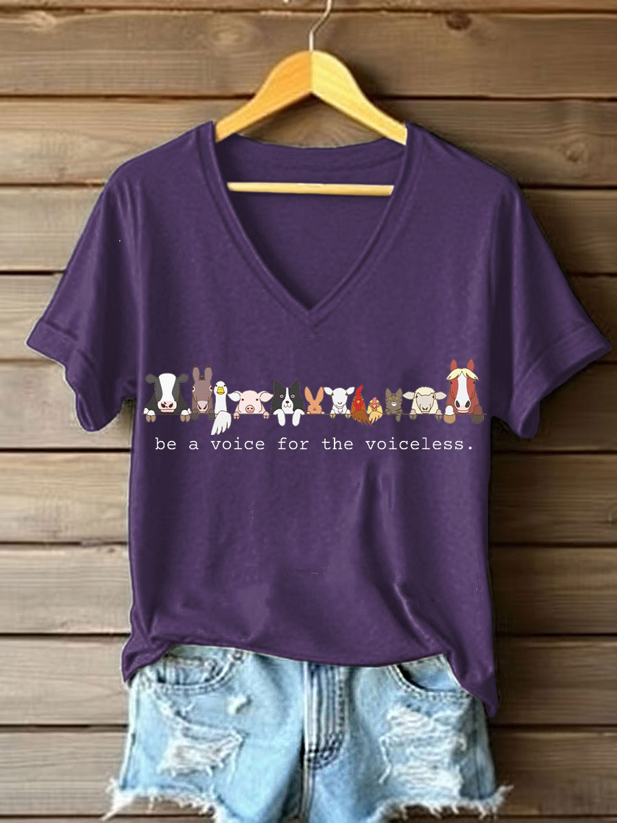 T-shirt feminina Animal Friendly