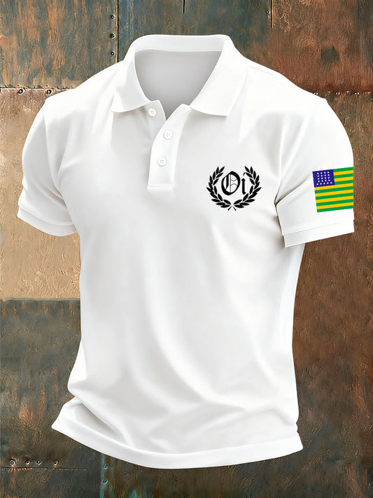 Camisa Polo Casual Brasileira Vintage masculina
