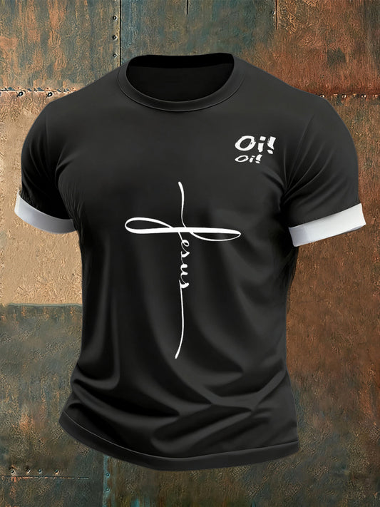 Camiseta Comemorativa Retro Brasil Casual Masculina