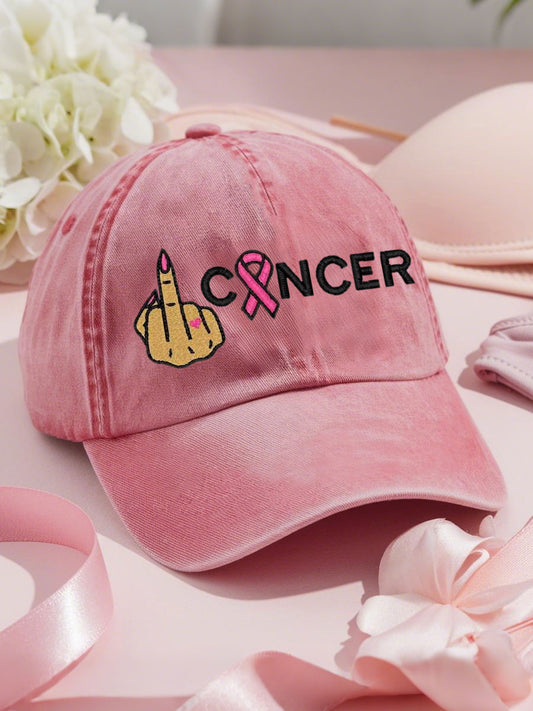 Mama câncer consciência unisex chapéus