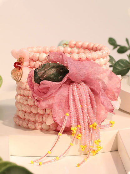 Pulseiras rosa câncer de mama feminino