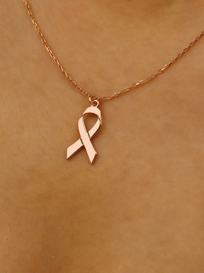 Colar feminino de câncer de mama